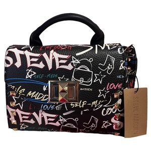 NWT Steve Madden Graffiiti Studded Top Handle Bag
